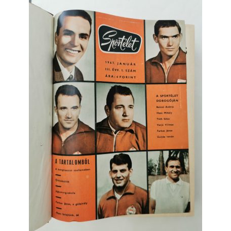 Pető Béla (szerk.): Sportélet III-IV. évfolyam 1967-1968 (nem teljes, egybekötve)