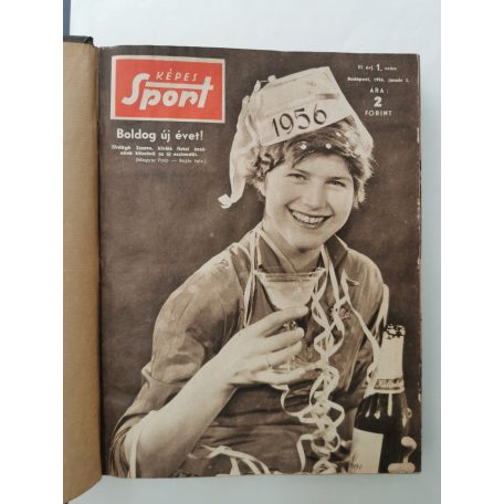 Pásztor Lajos (szerk.): Képes Sport III. évf. 1-43. sz. 1956 (teljes, egybekötve)