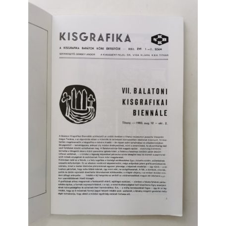 Semsey Andor (szerk.): Kisgrafika 22. évf. 1-3. sz. 1983