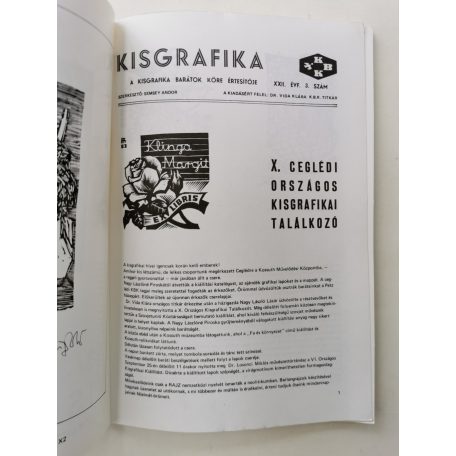 Semsey Andor (szerk.): Kisgrafika 22. évf. 1-3. sz. 1983