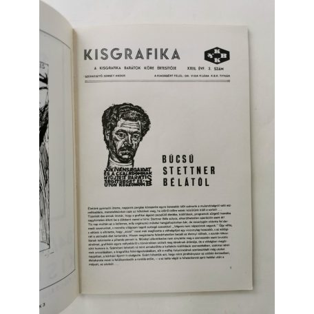 Semsey Andor (szerk.): Kisgrafika 23. évf. 1-3. sz. 1984