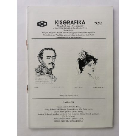Arató Antal, Dr. (szerk.): Kisgrafika 31. évf. 1-4. sz. 1992