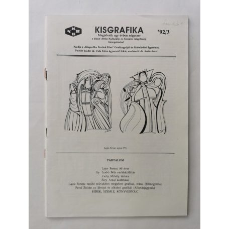 Arató Antal, Dr. (szerk.): Kisgrafika 31. évf. 1-4. sz. 1992