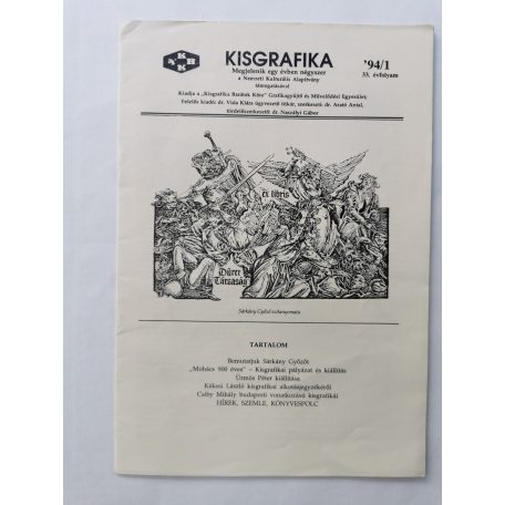 Arató Antal, Dr. (szerk.): Kisgrafika 33. évf. 1-4. sz. + Különszám 1994