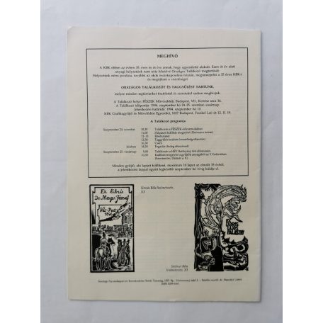 Arató Antal, Dr. (szerk.): Kisgrafika 33. évf. 1-4. sz. + Különszám 1994