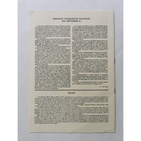 Arató Antal, Dr. (szerk.): Kisgrafika 33. évf. 1-4. sz. + Különszám 1994