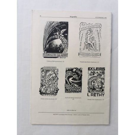 Arató Antal, Dr. (szerk.): Kisgrafika 33. évf. 1-4. sz. + Különszám 1994