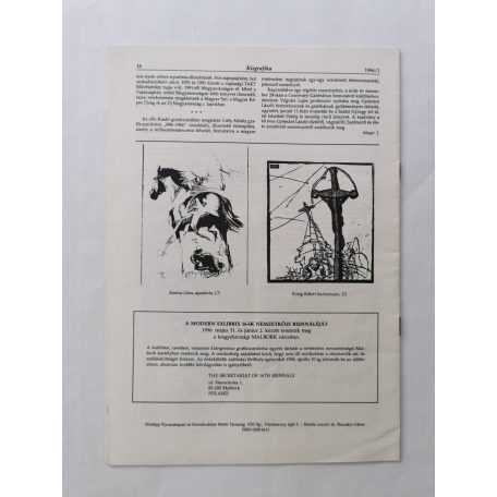 Arató Antal, Dr. (szerk.): Kisgrafika 35. évf. 1-4. sz. 1996