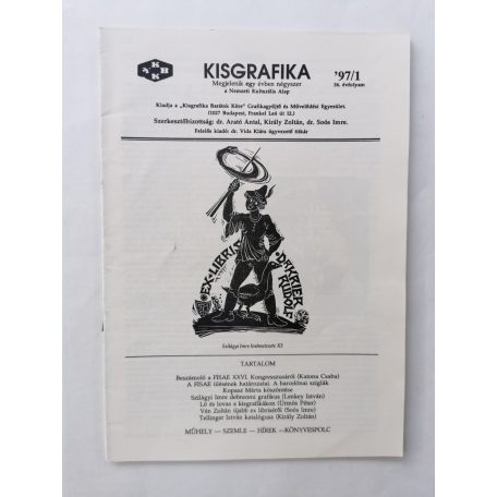 Arató Antal, Dr. (szerk.): Kisgrafika 36. évf. 1-4. sz. + Különszám 1997