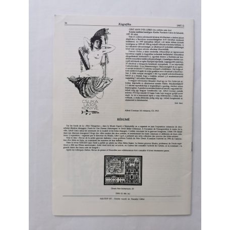 Arató Antal, Dr. (szerk.): Kisgrafika 36. évf. 1-4. sz. + Különszám 1997