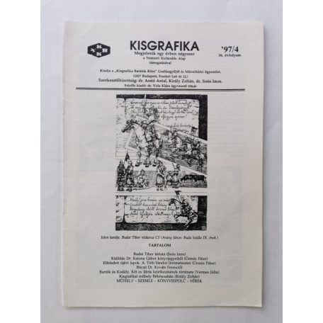 Arató Antal, Dr. (szerk.): Kisgrafika 36. évf. 1-4. sz. + Különszám 1997