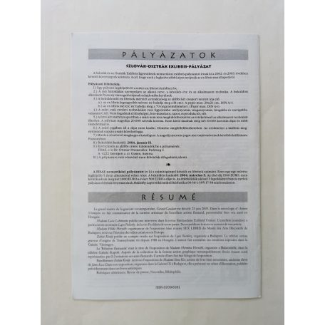 Arató Antal, Dr. (szerk.): Kisgrafika 42. évf. 1-4. sz. 2003