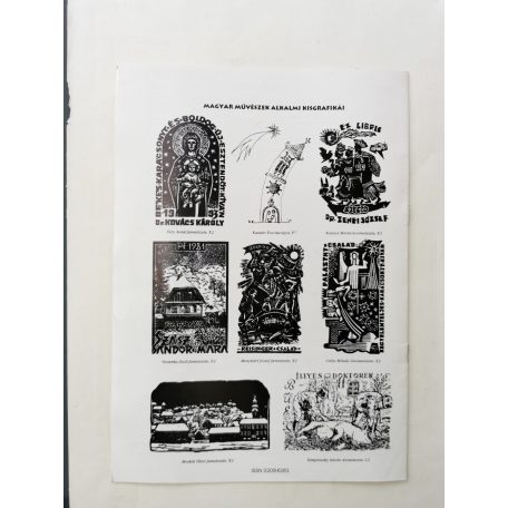 Arató Antal, Dr. (szerk.): Kisgrafika 42. évf. 1-4. sz. 2003