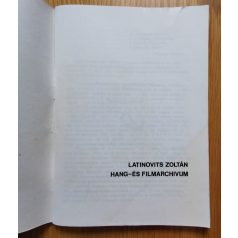   Kelemen Tamás (szerk.), Latinovits Zoltán: Hang- és filmarchivum 