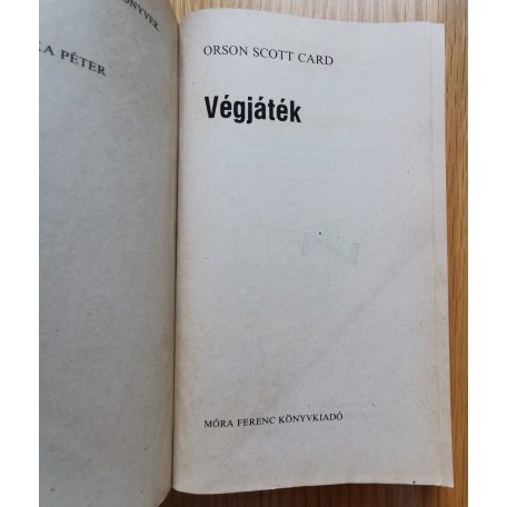 Orson Scott Card: Végjáték (Első kiadás!)