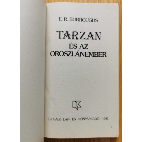 Edgar Rice Burroughs: Tarzan és az oroszlánember 