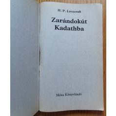 H. P. Lovecraft: Zarándokút Kadathba