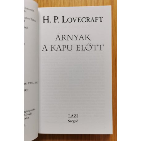 H. P. Lovecraft: Árnyak a kapu előtt