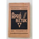 Fejérváry József: Apró betűk -1935. Pünkösd 3.
