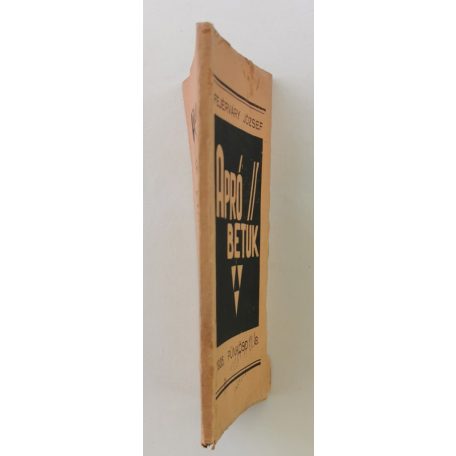 Fejérváry József: Apró betűk -1935. Pünkösd 3.