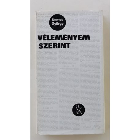 Nemes György: Véleményem szerint