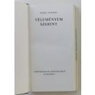 Nemes György: Véleményem szerint