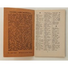   Schatz Róbert, Dr. (szerk.): Kis magyar-eszperantó szótár