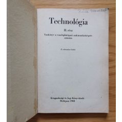 Venesz József - Boross Anna: Technológia II. 