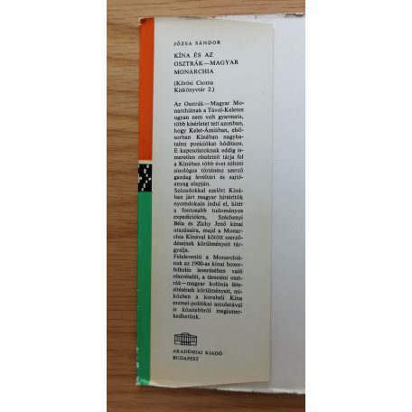 Józsa Sándor: Kína és az Osztrák-Magyar Monarchia