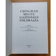 Krajkó Gyula, Dr.: Csongrád megye gazdasági földrajza