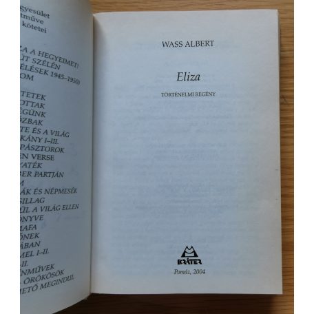 Wass Albert: Eliza