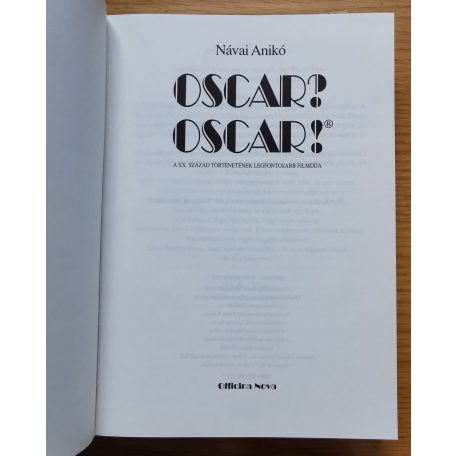 Návai Anikó: Oscar? Oscar! 