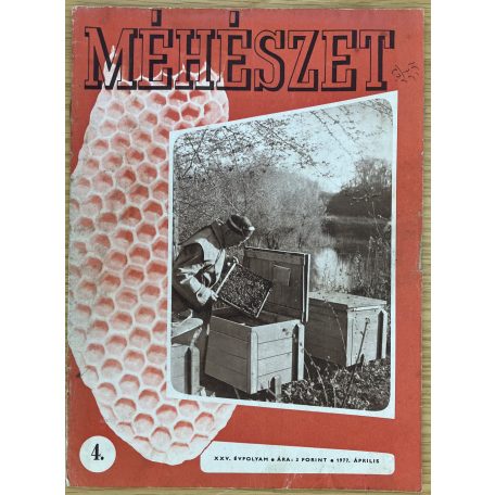Méhészet 1977.  XXV. évfolyam 1-2., 4-7., 9-10.,12. szám (9 db)