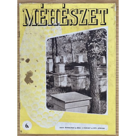 Méhészet 1977.  XXV. évfolyam 1-2., 4-7., 9-10.,12. szám (9 db)