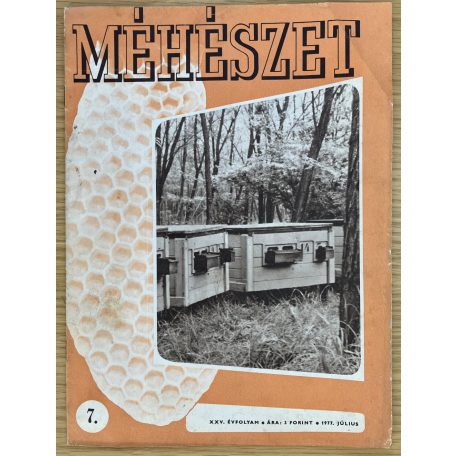 Méhészet 1977.  XXV. évfolyam 1-2., 4-7., 9-10.,12. szám (9 db)