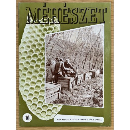 Méhészet 1977.  XXV. évfolyam 1-2., 4-7., 9-10.,12. szám (9 db)