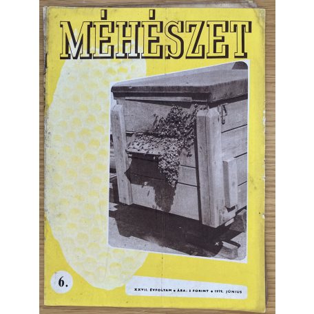 Méhészet 1979.  XXVII. évfolyam 1-7., 9-12. szám (11 db)