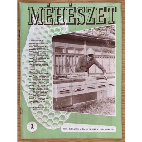 Méhészet 1982.  XXX. évfolyam 1-8. szám (8 db)