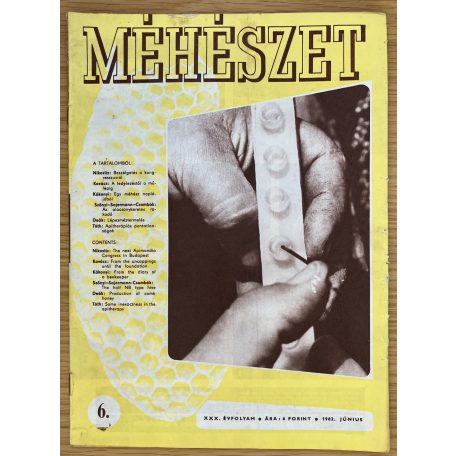 Méhészet 1982.  XXX. évfolyam 1-8. szám (8 db)