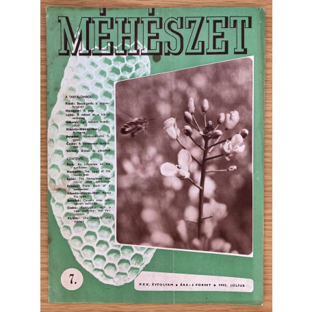 Méhészet 1982.  XXX. évfolyam 1-8. szám (8 db)