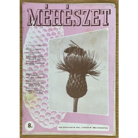 Méhészet 1982.  XXX. évfolyam 1-8. szám (8 db)