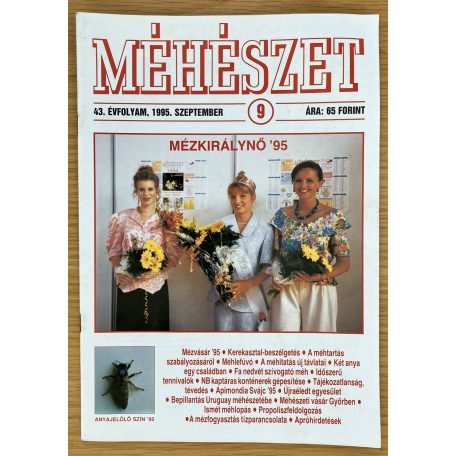 Méhészet 1995.  XLIII. évfolyam 1-12. szám (12 db)