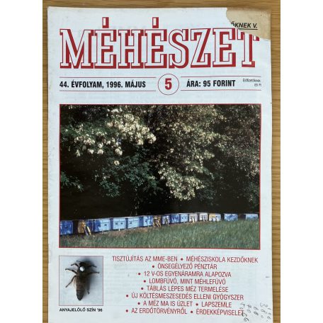 Méhészet 1996.  XLIV. évfolyam 1-8. szám (8 db)