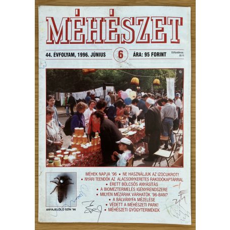Méhészet 1996.  XLIV. évfolyam 1-8. szám (8 db)