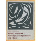 Passuth Krisztina: Magyar művészek az európai avantgarde-ban 1919-1925