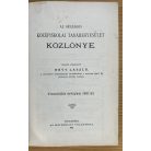 Az országos középiskolai tanáregyesület közlöny 1881/82.