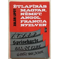   Zalán Lipót: Étlapírás magyar, német, angol, francia nyelven 