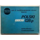 Polski Fiat 126 p személygépkocsi alkatrészkatalógusa
