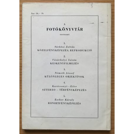 Escher Károly: Riportfényképezés