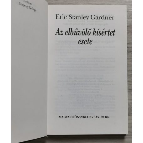 Erle Stanley Gardner: Az elbűvölő kísértet esete